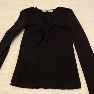 Zara Lace Up Sweater